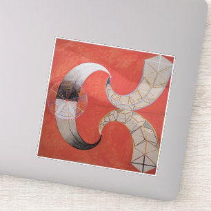 Adesivo Hilma Af Klint, The Swan No.9, Abstrato Art