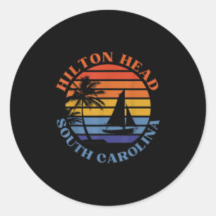 Adesivo Hilton Head Carolina do Sul Férias de Verão R