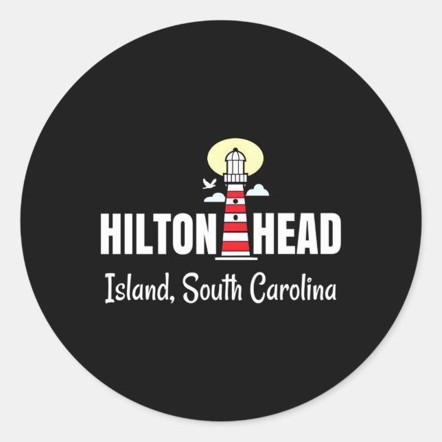 Adesivo Hilton Head Island South Carolina Lighthouse (Frente)