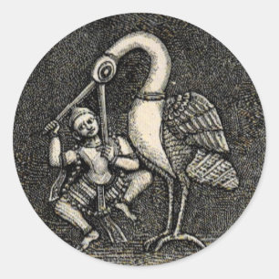 ADESIVO HINDU HERO & HERON (1887)
