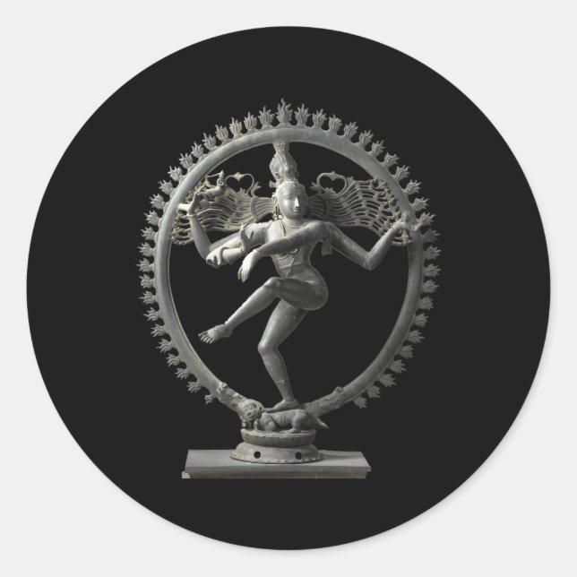 Adesivo Hindu Shiva Nataraja Dançar Estátua Dançar Natara (Frente)