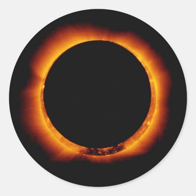 Adesivo Hinode observa um Eclipse Solar Anual (Frente)