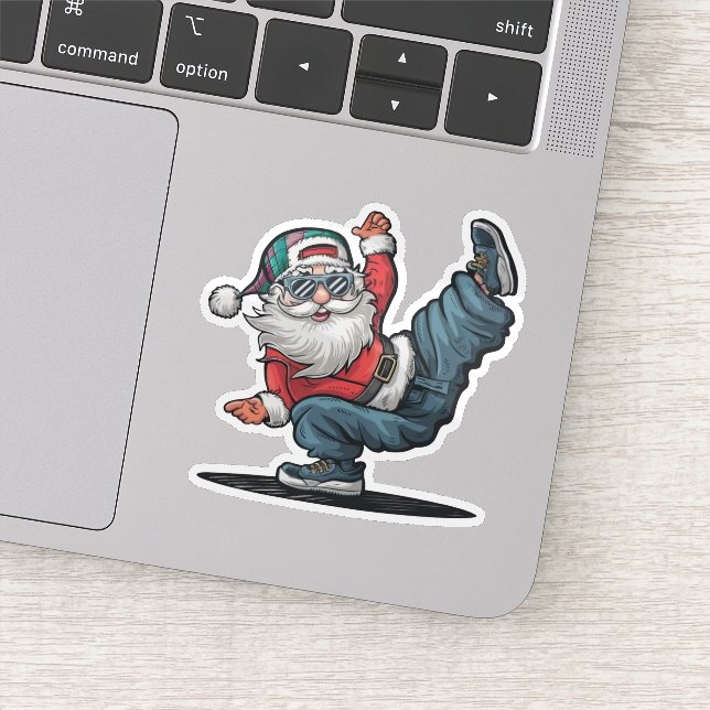 Adesivo Hip Hop Santa Claus (Detalhe)