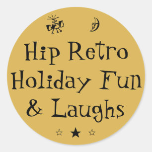 Adesivo Hip Retro Sticker by RoseWrite