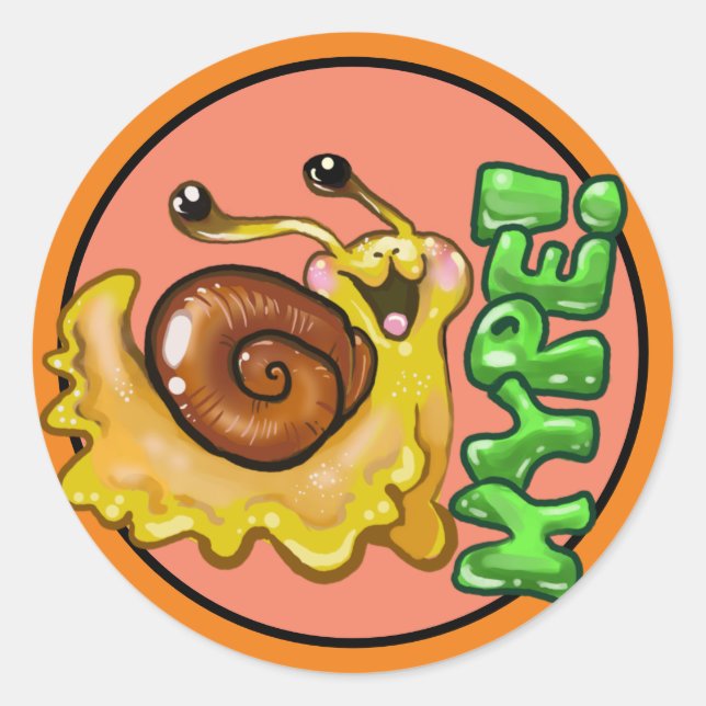 Adesivo Hipe Adorável! Snail Emote (Frente)