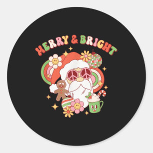 Adesivo Hipe Santa Clause Feliz E Bright Groovy Christma