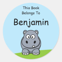Hipopótamo Fofo Este Livro Pertence A