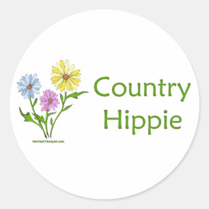 Adesivo Hippie do país