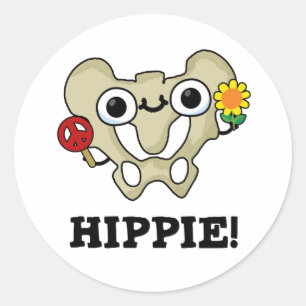 Adesivo Hippie Funny Hip Bone Pun
