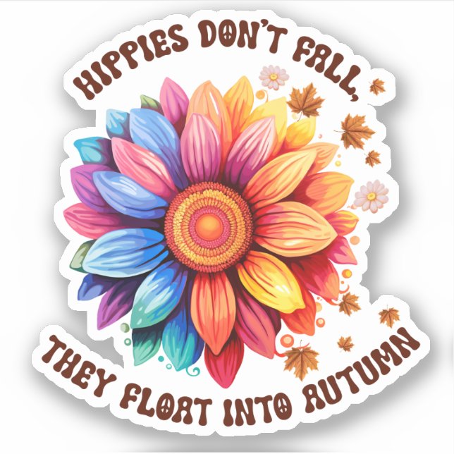 Adesivo Hippie's Don't Fall Vinyl Sticker (Frente)