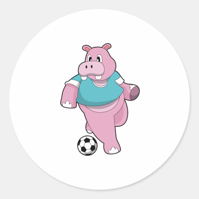 Adesivo Hippo as Soccer player with Soccer.PNG (Frente)