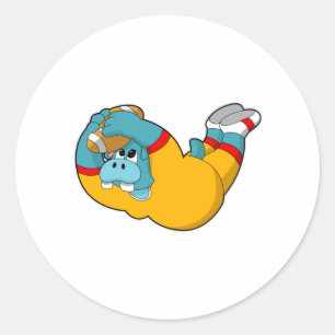 Adesivo Hippo no Futebol