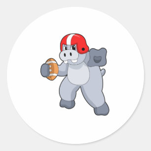 Adesivo Hippo no Futebol