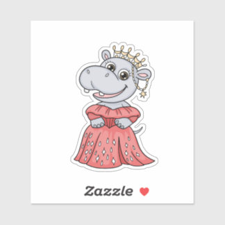Adesivo Hippo Princess