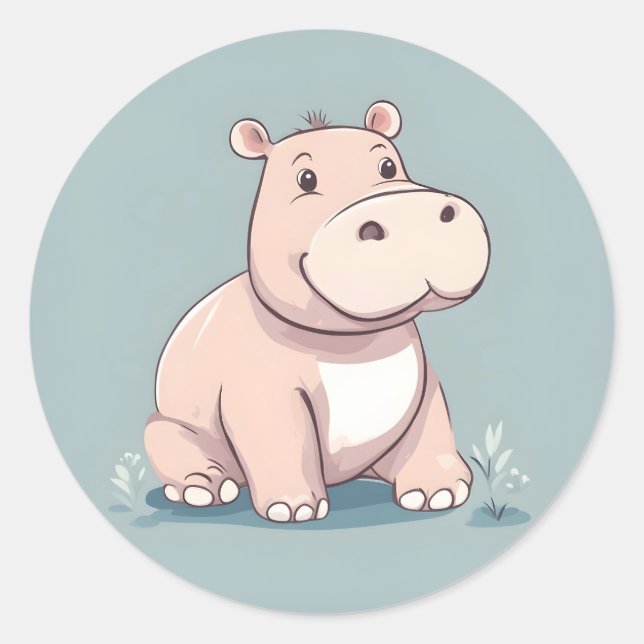 Adesivo Hippo Sticker (Frente)