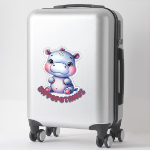 ADESIVO HIPPOPOTAMUS - NURSERY STICKER