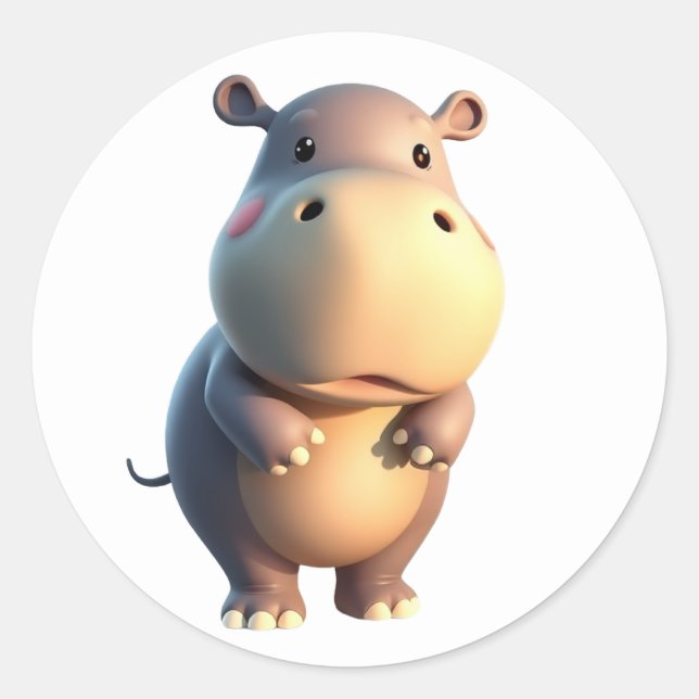 Adesivo Hippopotamus Stickers (Frente)