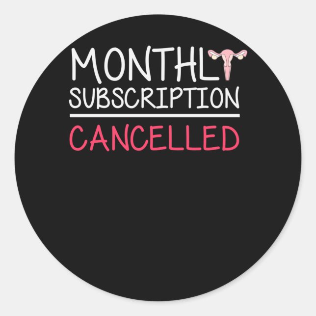 Adesivo Histerectomia Engraçada Suportar Remoção do Útero (Frente)