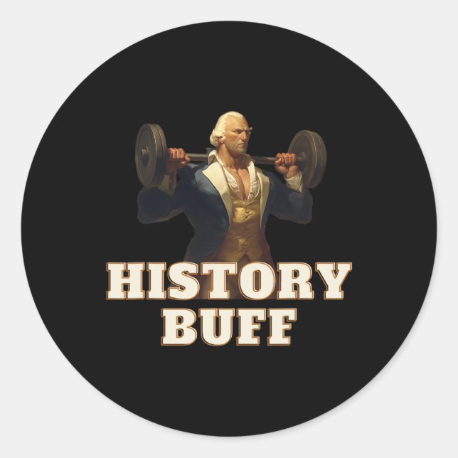 Adesivo História Buff George Washington 4° De Julho (Frente)