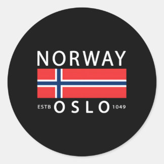 Adesivo História da Noruega Oslo Noruega