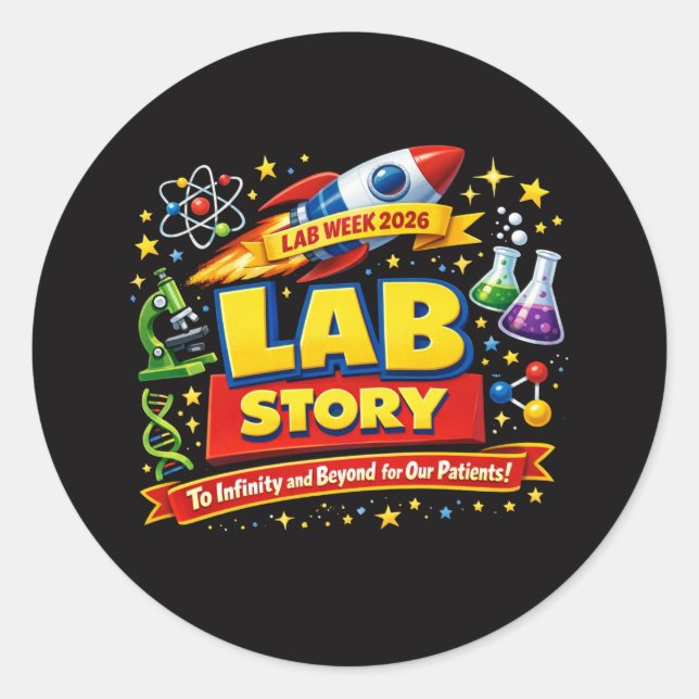Adesivo HISTÓRIA DO LABORATÓRIO – Cartaz Científico da Sem (Frente)