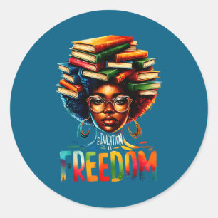 Adesivo História do Professor Negro Educação Liberdade