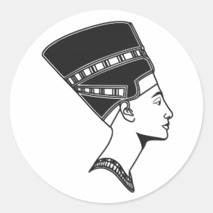 Adesivo História egípcia da rainha Egipto de Nefertiti