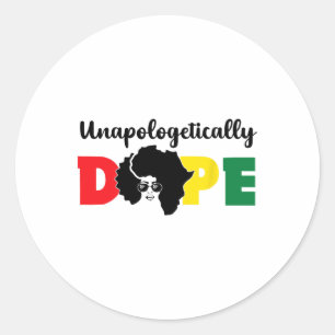 Adesivo História Indesculpável de Negra Drogada Mês Africa