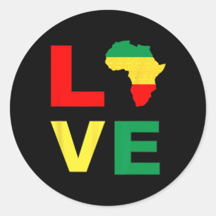 Adesivo História Negra África Ama Homens Meninos Menino