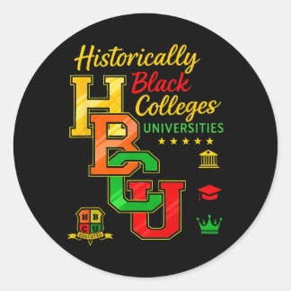 Adesivo História Negra Afrocentrismo Apoiando Todo Hbcu C
