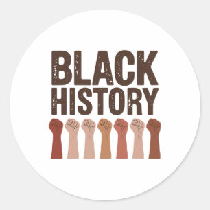 Adesivo História Negra Americano Africano Orgulhoso Afro N