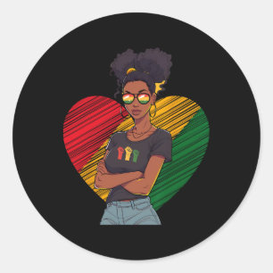 Adesivo História Negra Décima Junta Rainha Melanina Afro