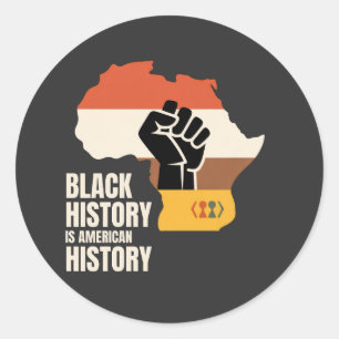 Adesivo História Negra É Cultura Herança Americana