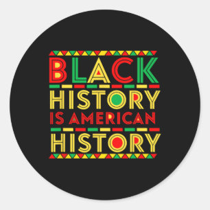 Adesivo História Negra É História Americana África Patriót