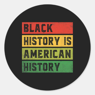 Adesivo História Negra É História Americana Bhm Orgulho Af