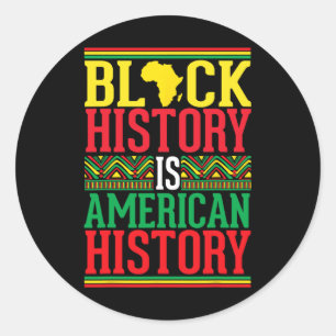 Adesivo História Negra É História Americana Décimo Negro