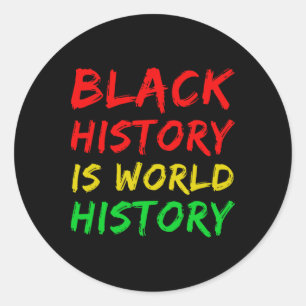 Adesivo História Negra É História Mundial _1