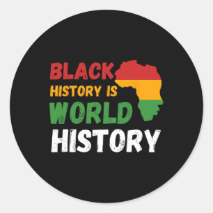 Adesivo História Negra É História Mundial Mês América Afri