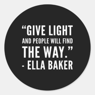 Adesivo História Negra - Ella Civil Rights Baker African A