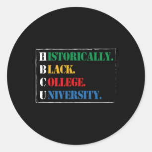 Adesivo História Negra Hbcu Faculdade Histórica Negra E