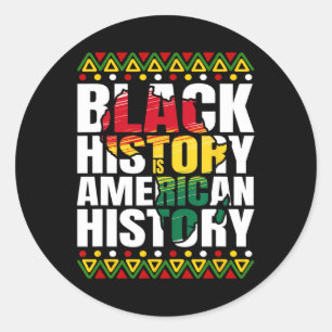 Adesivo História Negra Herança Mês Cultura Americana Afric