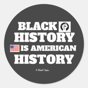Adesivo História Negra (História Americana) - Um MisterP