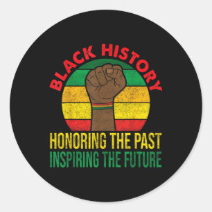 Adesivo História Negra Honrando Homens Futuros Inspiradore