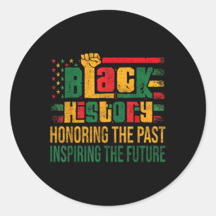 Adesivo História Negra Honrando Homens Futuros Inspiradore