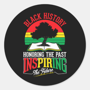Adesivo História Negra Honrando O Futuro Inspirador Passad