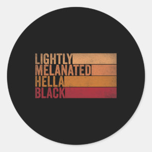 Adesivo História Negra Levemente Melanizada Super Groovy