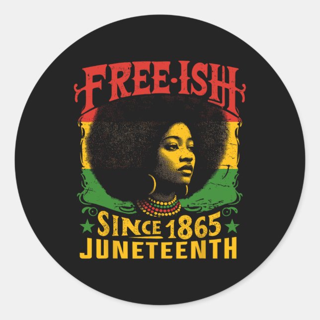 Adesivo História Negra Livre da Décima Junta da Liberdade  (Frente)
