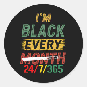 Adesivo História Negra Mês 247365 Orgulho A da Melanina Af