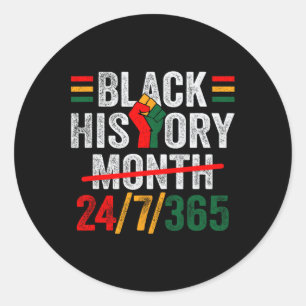 Adesivo História Negra Mês 24 7 365 Mulheres Africanas