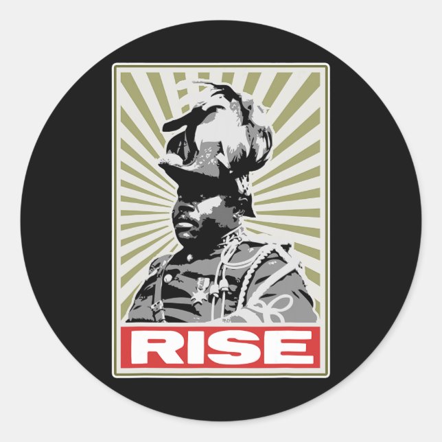 Adesivo História Negra Mês - Aumento Afrocêntrico (Frente)